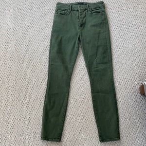 MOTHER denim The Looker in dark olive